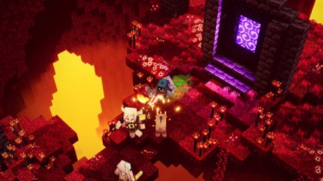 FLAMES OF THE NETHER AND FREE UPDATE COMING TO MINECRAFT DUNGEONS.